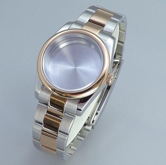 Silver / Rose Gold Oyster Case