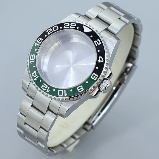 GMT Silver Oyster Watch Case