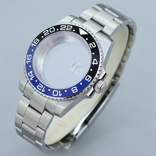 GMT Silver Oyster Watch Case