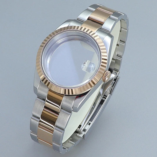 Silver / Rose Gold Oyster Case